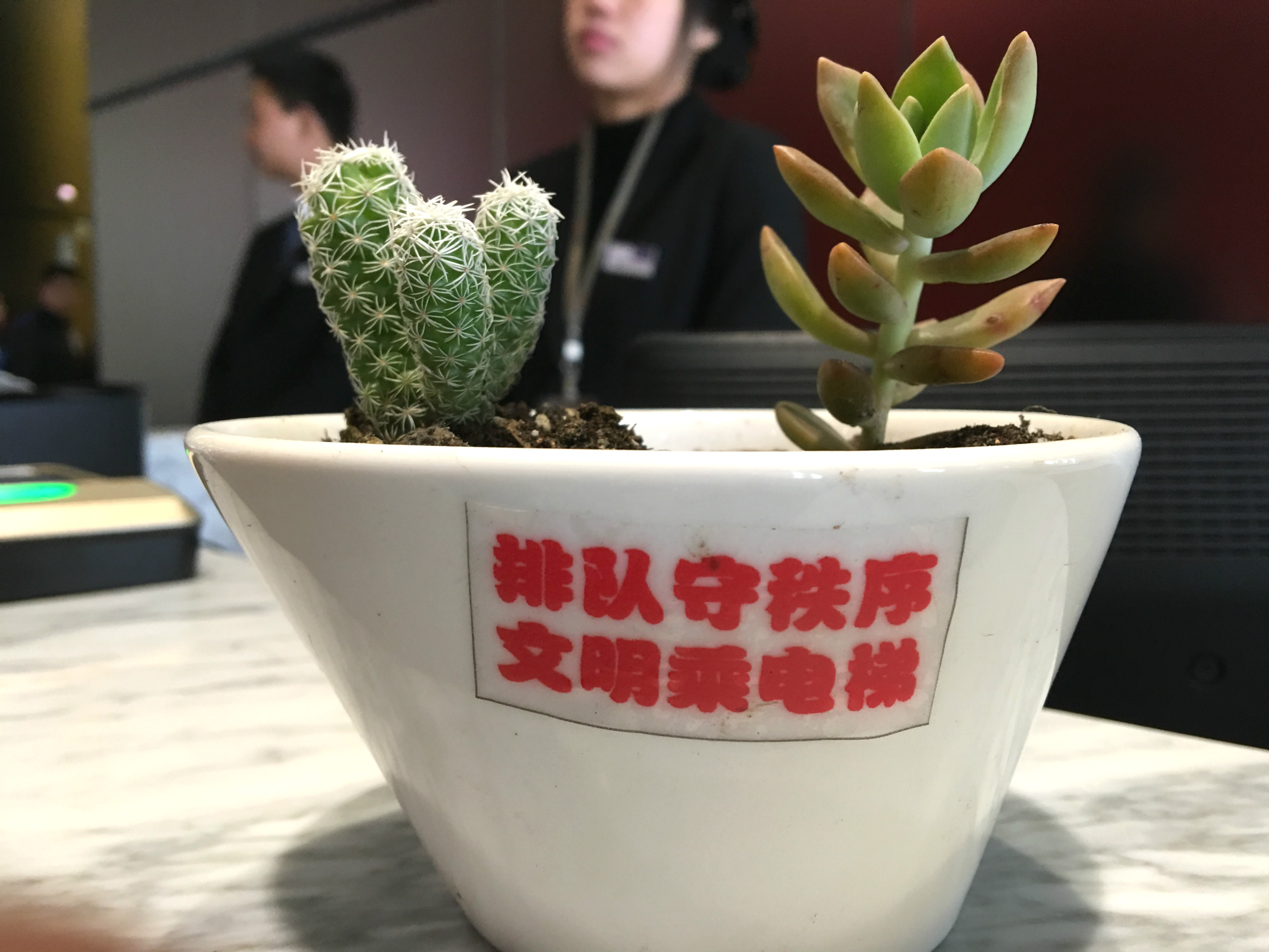 濱江寫字樓開展“排隊守秩序，文明乘電梯”活動